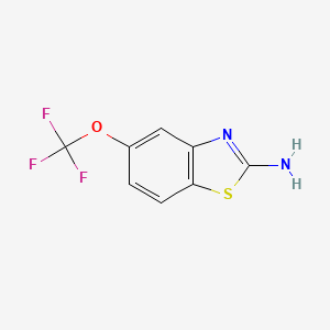 molecular formula C8H5F3N2OS B8755788 Riluzole 5-Trifluoromethoxy Isomer 