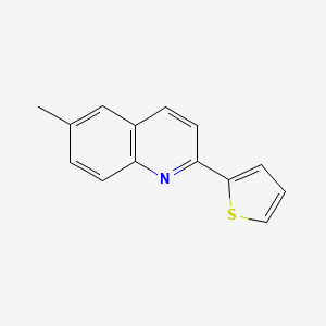6-Methyl-2-(thiophen-2-yl)quinoline