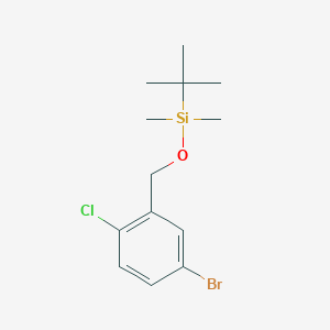 [(5-Bromo-2-chlorobenzyl)oxy](tert-butyl)dimethylsilane