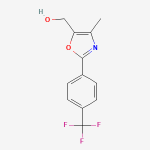 [4-Methyl-2-(4-trifluoromethyl-phenyl)-oxazol-5-yl]-methanol