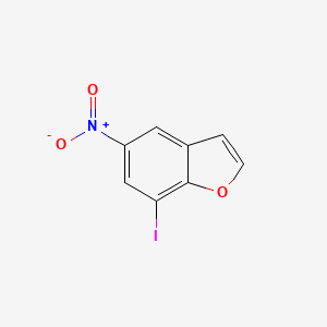 molecular formula C8H4INO3 B8755867 7-Iodo-5-nitrobenzofuran 