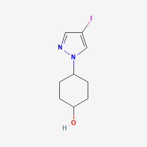 4-(4-Iodo-1H-pyrazol-1-yl)cyclohexanol