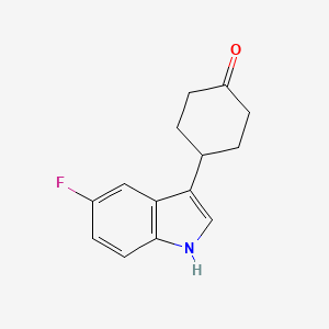 4-(5-Fluoro-1H-indol-3-YL)cyclohexanone