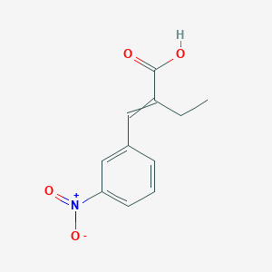 2-Ethyl-3-(3-nitrophenyl)propenoic acid