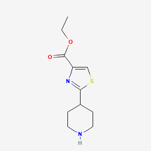 2-Piperidine-4-yl-thiazole-4-carboxylic acid ethyl ester