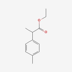 molecular formula C12H16O2 B8755976 Ethyl 2-(p-tolyl)propanoate 