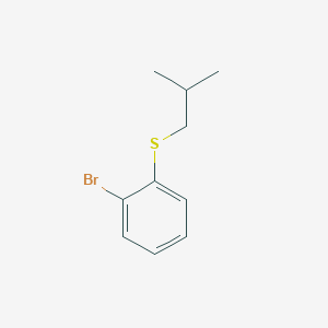 molecular formula C10H13BrS B8756006 1-Bromo-2-iso-butylthiobenzene 