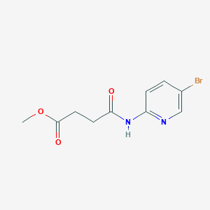 molecular formula C10H11BrN2O3 B8756069 Methyl 4-[(5-bromopyridin-2-yl)amino]-4-oxobutanoate 
