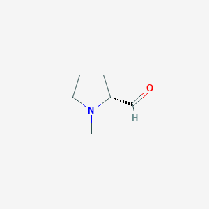 molecular formula C6H11NO B8756149 (2R)-1-methylpyrrolidine-2-carbaldehyde 