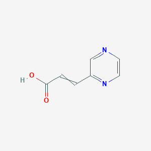 3-(Pyrazin-2-yl)prop-2-enoic acid