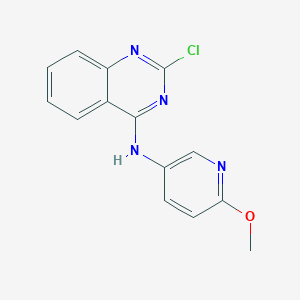 2-Chloro-N-(6-methoxypyridin-3-yl)quinazolin-4-amine