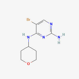 5-Bromo-N4-(tetrahydro-pyran-4-yl)-pyrimidine-2,4-diamine