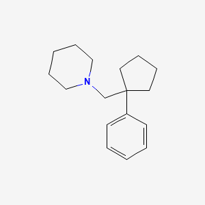 B8756270 1-[[1-Phenylcyclopentyl]methyl]piperidine CAS No. 102207-08-9