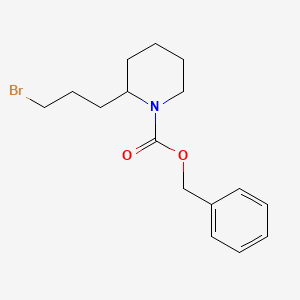 Benzyl 2-(3-bromopropyl)piperidine-1-carboxylate