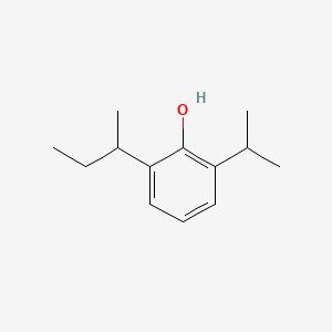 molecular formula C13H20O B8756294 2-sec-Butyl-6-isopropylphenol CAS No. 74926-97-9