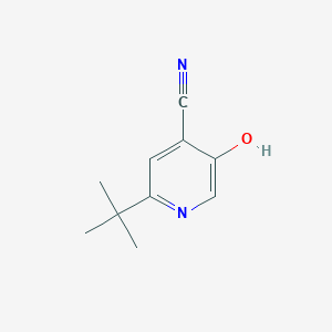 2-tert-Butyl-5-hydroxy-isonicotinonitrile