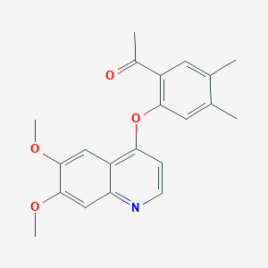molecular formula C21H21NO4 B8756324 Tgf-beta RI kinase inhibitor VII 
