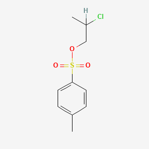 molecular formula C10H13ClO3S B8756328 2-Chloropropyl toluene-4-sulphonate CAS No. 54619-29-3
