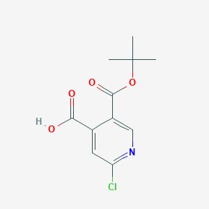 5-(Tert-butoxycarbonyl)-2-chloroisonicotinic acid