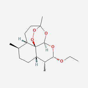 molecular formula C17H28O5 B8756346 Dihydroartemisinin ethyl ether 