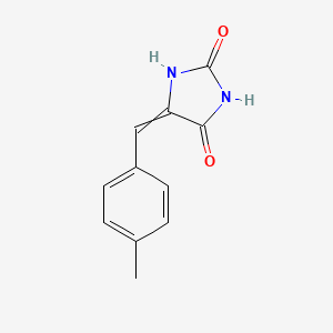 molecular formula C11H10N2O2 B8756402 5-[(4-Methylphenyl)methylidene]imidazolidine-2,4-dione 