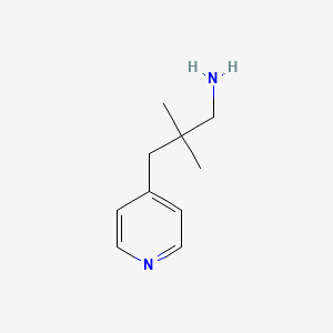 2,2-Dimethyl-3-(pyridin-4-yl)propan-1-amine