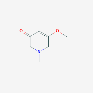 molecular formula C7H11NO2 B8756468 5-methoxy-1-methyl-1,6-dihydropyridin-3(2H)-one 