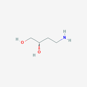 molecular formula C4H11NO2 B8756492 (S)-4-aminobutane-1,2-diol 