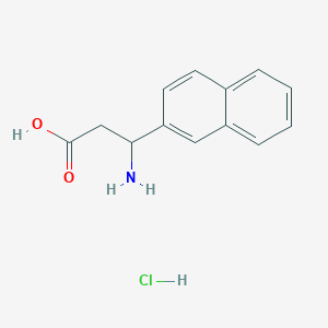 (S)-3-amino-3-(naphthalen-2-yl)propanoic acid hydrochloride