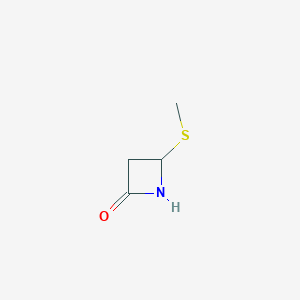 B8756690 4-(Methylsulfanyl)azetidin-2-one CAS No. 68290-18-6