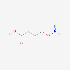 molecular formula C4H9NO3 B8756691 Butanoic acid,4-(aminooxy)-, hydrobromide (1:1) 