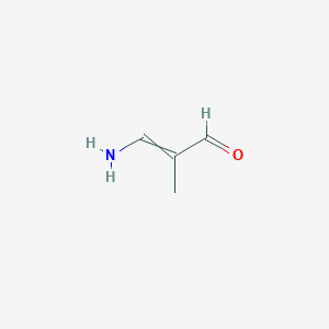 molecular formula C4H7NO B8756707 (E)-3-amino-2-methylprop-2-enal 