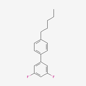 molecular formula C17H18F2 B8756711 3,5-DIFLUORO-4'-PENTYL-1,1'-BIPHENYL CAS No. 137528-89-3