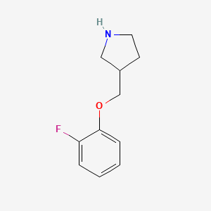 3-(2-Fluorophenoxymethyl)pyrrolidine