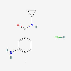 3-Amino-N-cyclopropyl-4-methylbenzamide hydrochloride