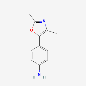 4-(2,4-Dimethyl-1,3-oxazol-5-yl)aniline