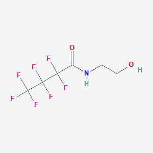molecular formula C6H6F7NO2 B8756776 2,2,3,3,4,4,4-heptafluoro-N-(2-hydroxyethyl)butanamide CAS No. 377-66-2