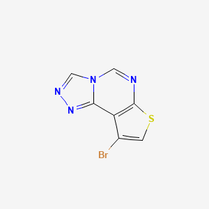 9-Bromothieno[3,2-e][1,2,4]triazolo[4,3-c]pyrimidine