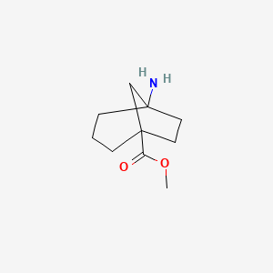 molecular formula C10H17NO2 B8757001 Methyl 5-aminobicyclo[3.2.1]octane-1-carboxylate 