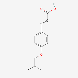2-Propenoic acid, 3-[4-(2-methylpropoxy)phenyl]-
