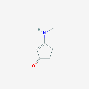 molecular formula C6H9NO B8757080 3-(Methylamino)cyclopent-2-en-1-one CAS No. 82444-46-0