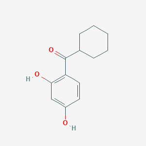 molecular formula C13H16O3 B8757117 Cyclohexyl(2,4-dihydroxyphenyl)methanone CAS No. 97231-21-5