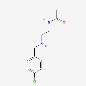 N-(2-{[(4-Chlorophenyl)methyl]amino}ethyl)acetamide
