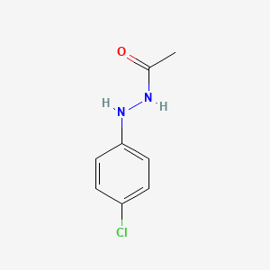 molecular formula C8H9ClN2O B8757135 N'-(4-Chlorophenyl)acetohydrazide CAS No. 6947-29-1