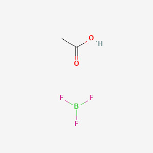 molecular formula C2H4BF3O2 B8757282 Hydrogen (acetato-O)trifluoroborate(1-) CAS No. 163678-43-1