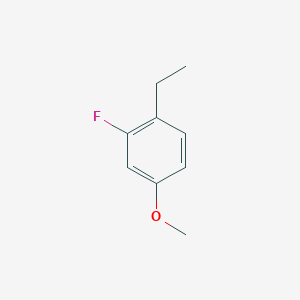 molecular formula C9H11FO B8757334 1-Ethyl-2-fluoro-4-methoxybenzene CAS No. 1351403-10-5