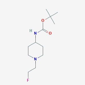 molecular formula C12H23FN2O2 B8757379 N-(2'-FLUORO)ETHYL-4-TERT-BUTOXYCARBONYLAMINOPIPERIDINE 