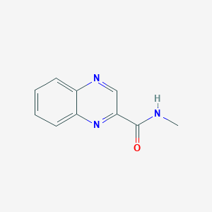 molecular formula C10H9N3O B8757382 2-(Methylaminocarbonyl)quinoxaline 