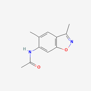 molecular formula C11H12N2O2 B8757386 N-(3,5-dimethylbenzo[d]isoxazol-6-yl)acetamide CAS No. 515138-49-5
