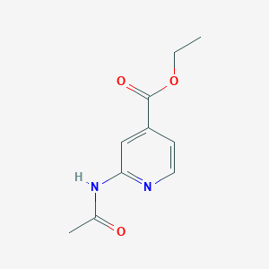 molecular formula C10H12N2O3 B8757398 Ethyl 2-acetamidoisonicotinate CAS No. 666861-79-6